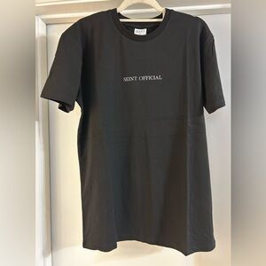 Seint Official Black Men's Short Sleeve Tee